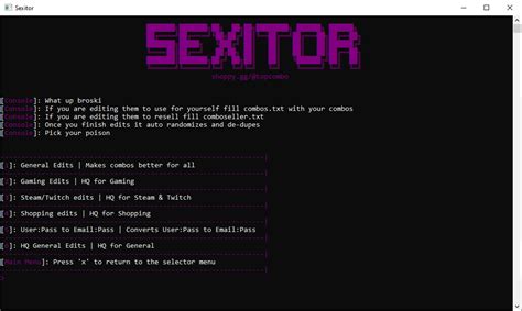 SexSelector